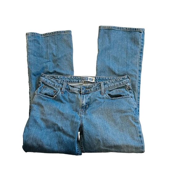 Levi Signature Light Wash Low Rise Bootcut Jeans - Size 12 - Picture 2 of 13